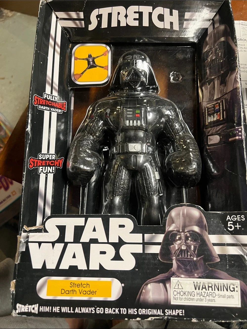 Star Wars Stretch Darth Vader Action Figure - Black stretch
